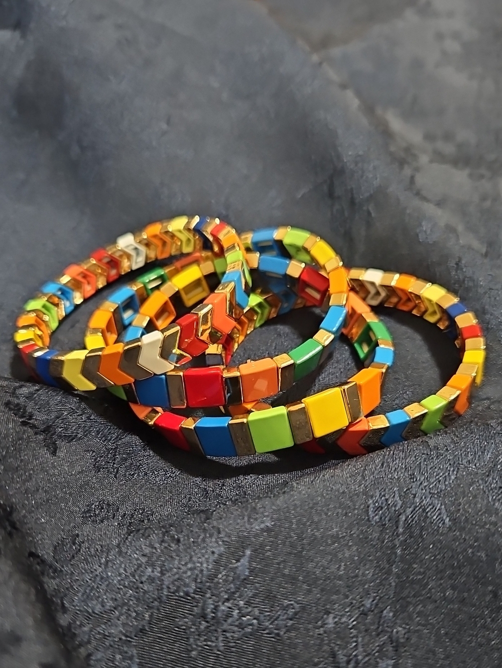 Stretch Rainbow Bracelet Set